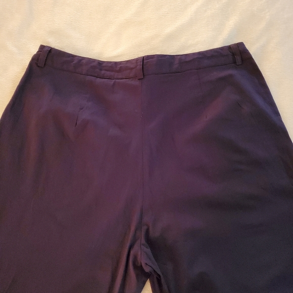 Zanzeea Light Cotton Wide Leg Pants XL Navy Blue NWT - Picture 2 of 6